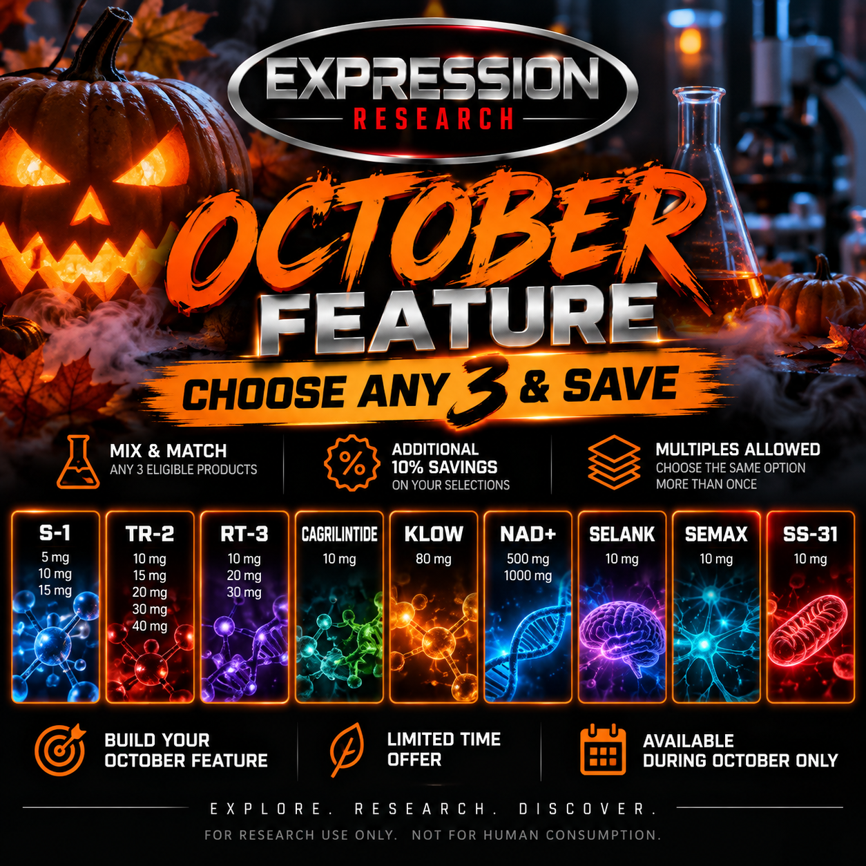 Expression Research October Feature Choose Any 3